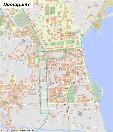map of dumaguete|Google Maps.